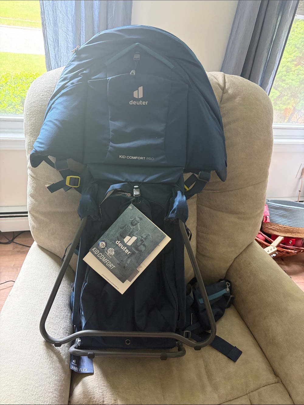 Brand New Deuter Kid Comfort Pro Child Carrier Backpack - Navy Blue